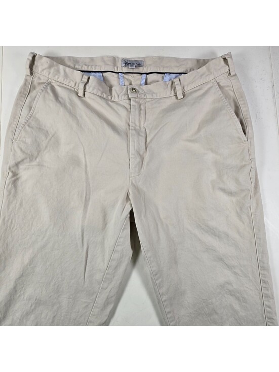 Peter Millar Other - Peter Millar Pant Mens 36x27 Beige Pima Cotton Straight Chino